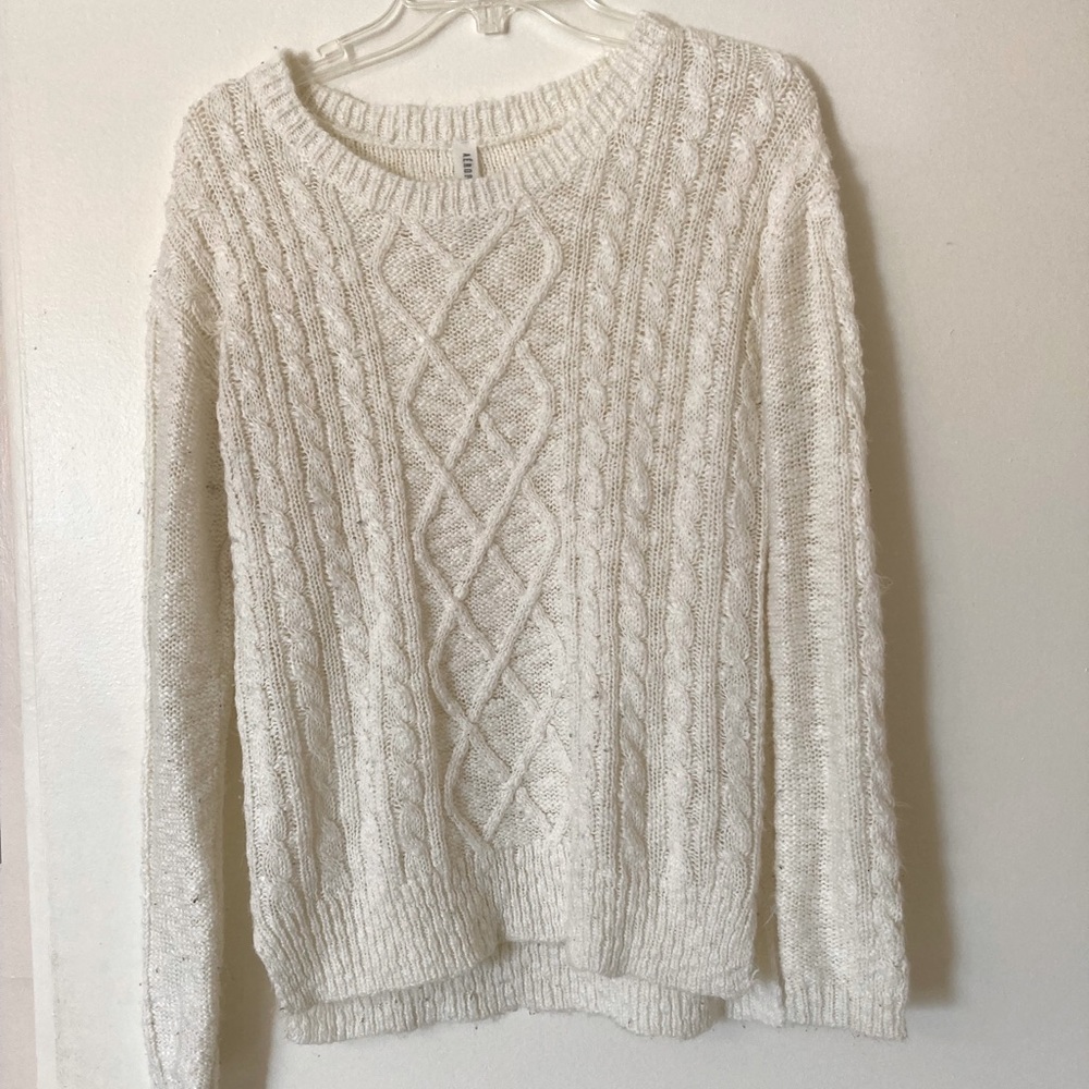 White Aeropostale Knit Sweater